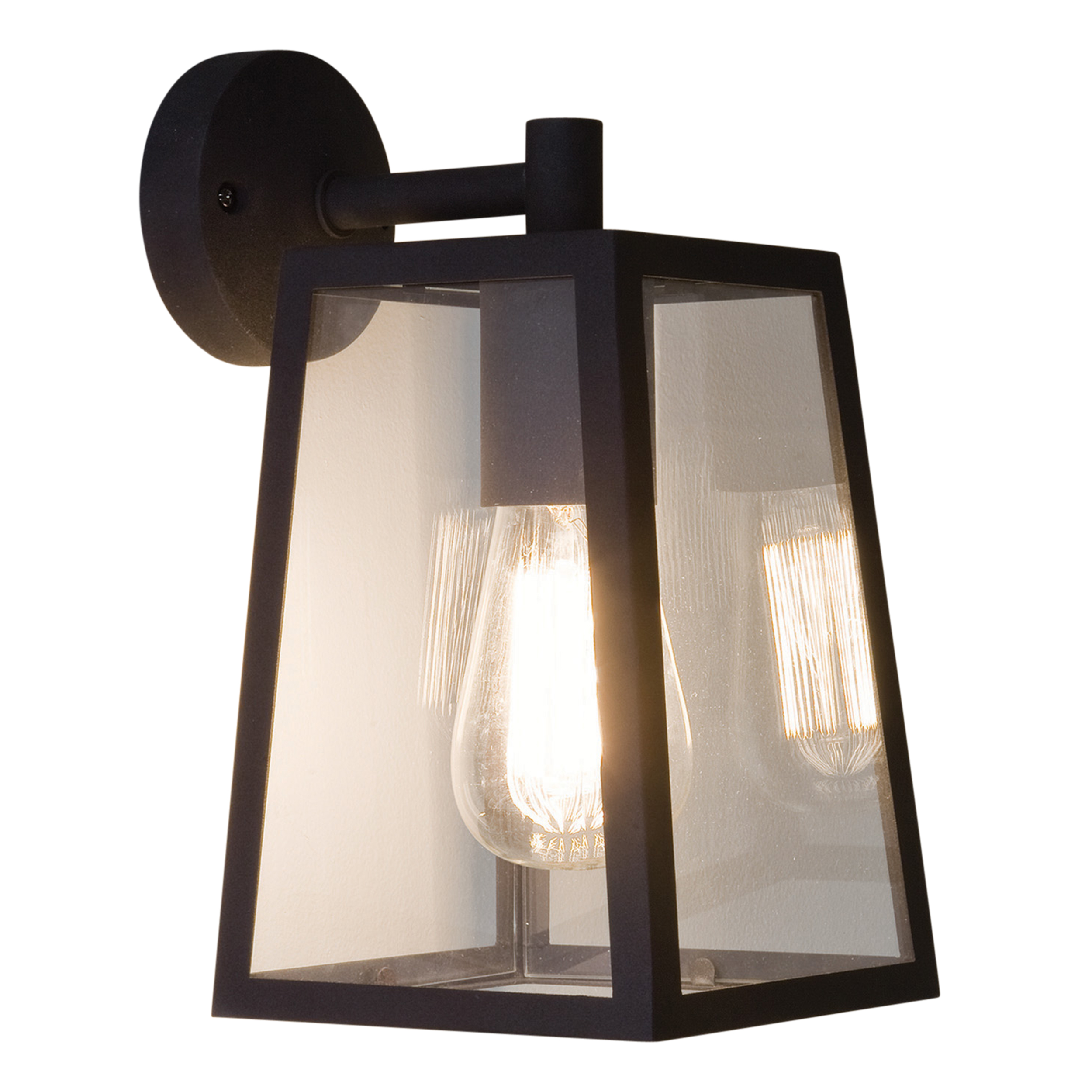 Astro Calvi Wall 215 Outdoor Wall Light in Textured Black