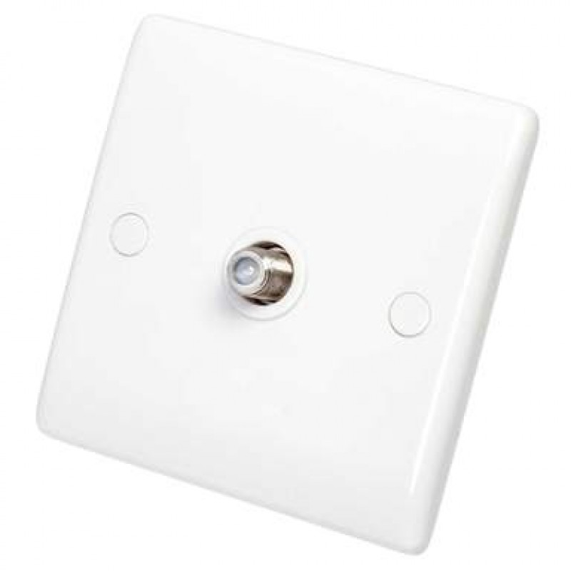 BG 800 Series 1 Gang Satellite Socket