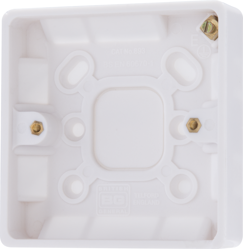 Surface Box 1 Gang 19mm