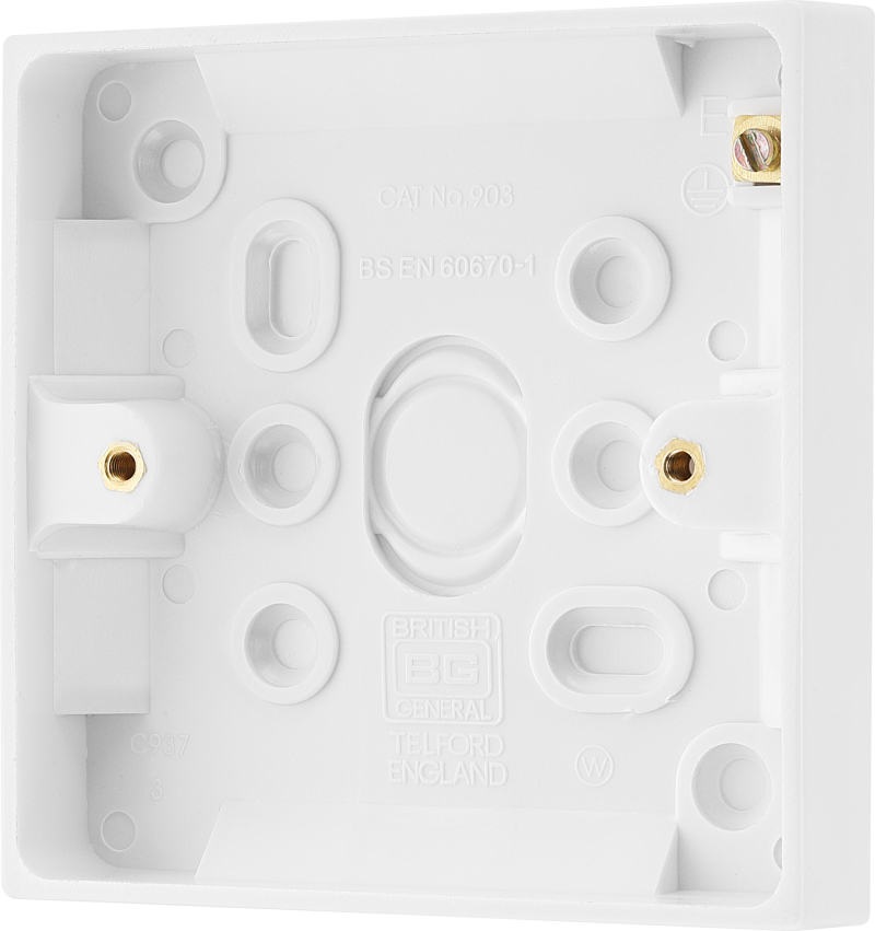 Surface Box 1 Gang 19mm