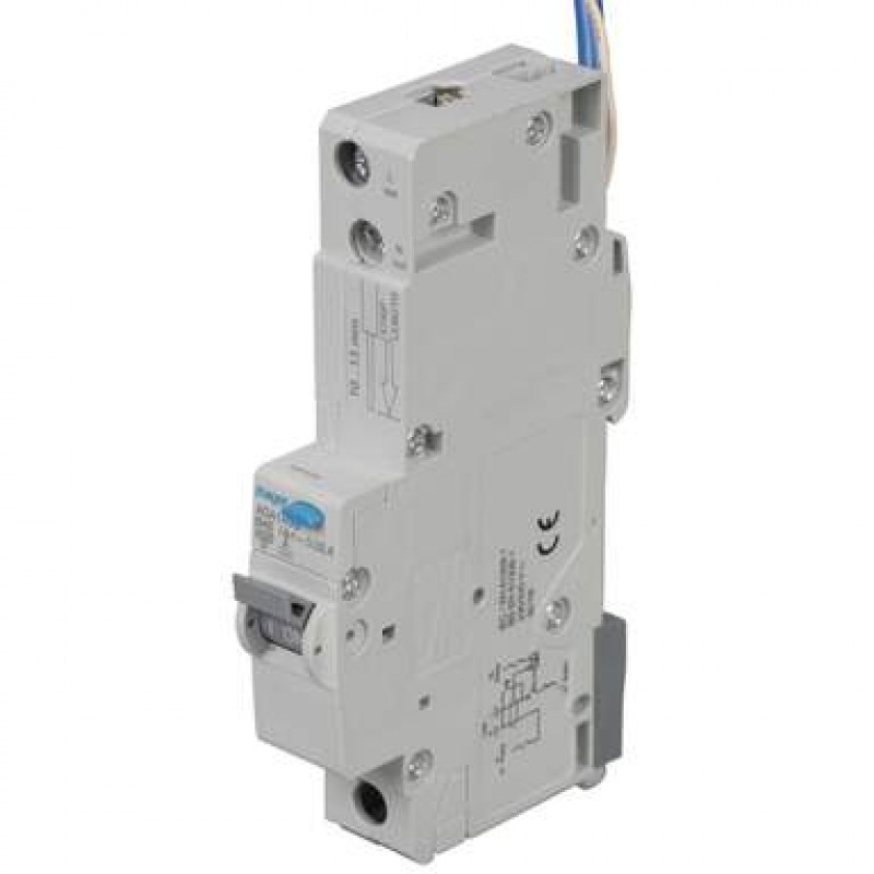 45A Single Pole and Neutral Single Module B Curve 6kA 30mA Type A RCBO