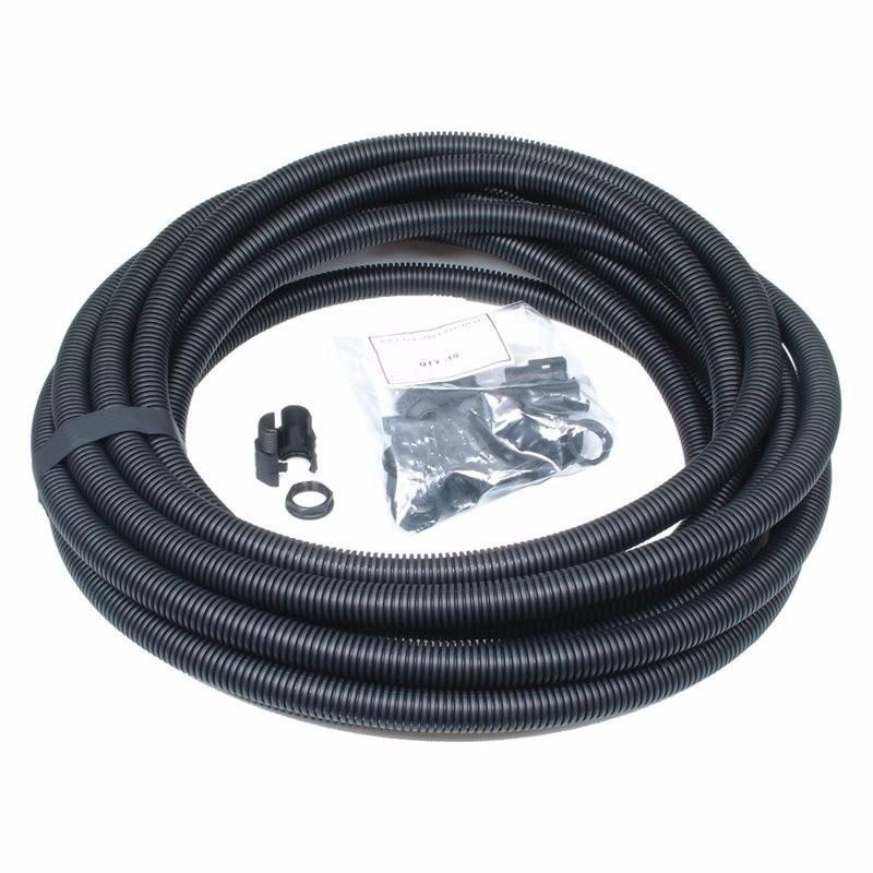 Univolt 20mm Flexible Black Conduit Contractor Pack c/w 10 Glands & Locknuts