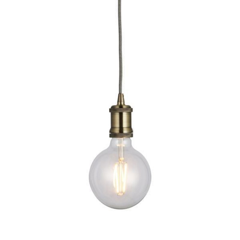 Endon Cambourne Pendant Antique Brass