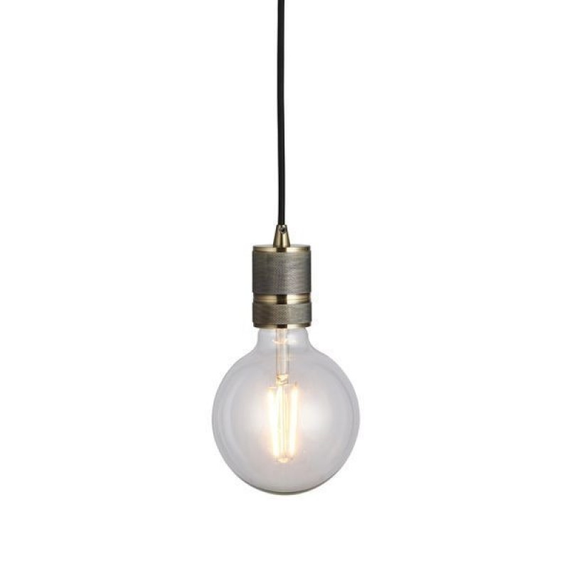 Endon Urban Pendant Antique Brass