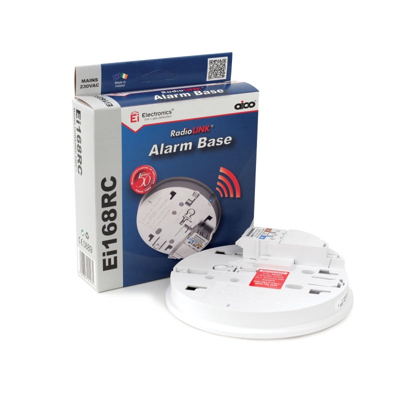 Aico RadioLINK base. 230V with 10Year+ Rechargeable Back-up. For use with 140RC Series Alarms