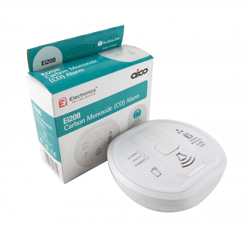 Aico Carbon Monoxide (CO) Alarm. Lithium Battery powered. AudioLINK