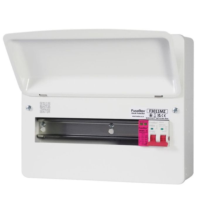 Fusebox 11 WAY (100A Main Switch) SPD T2