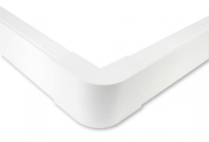 Univolt External Angle, For MAK, White 50x50mm