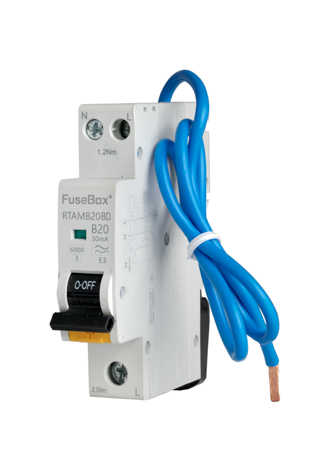 20A BI-DIRECTIONAL MINI RCBO 6kA 1P+N