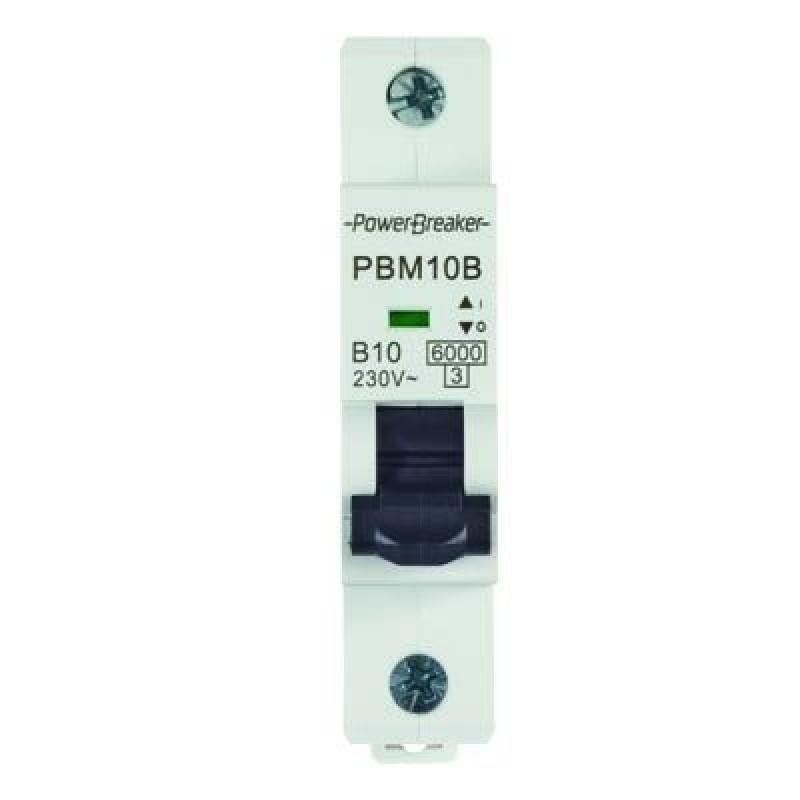 Single Pole MCB 10A 6KA Type B