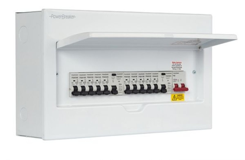 10 Way Dual RCD Board with 10 MCB's