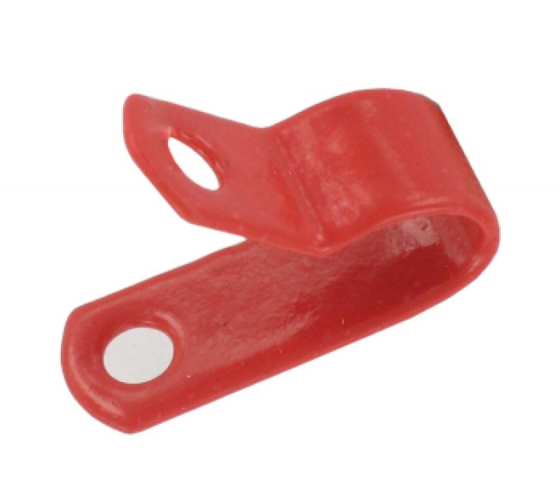 Fire-Proof P Clip 7mm Red LSF