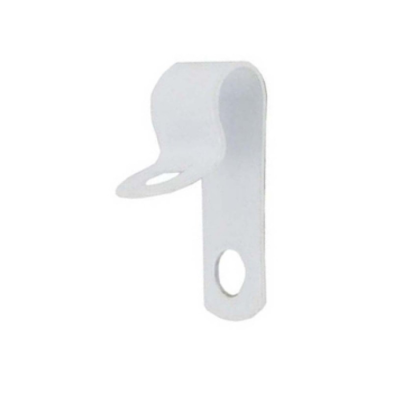 Fire-Proof P Clip 7mm White LSF