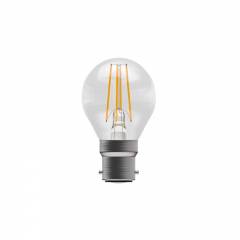 Bell 4W LED Filament Clear Round - BC, 2700K