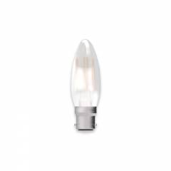 Bell 4W LED Filament Satin Candle - BC, 2700K