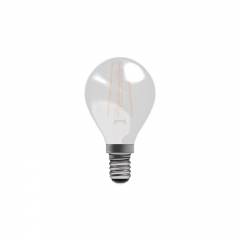 Bell 4W LED Filament Satin Round Dimmable - ES, 2700K