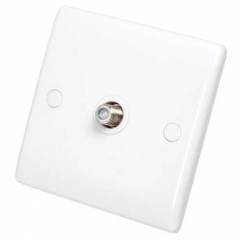 BG 800 Series 1 Gang Satellite Socket