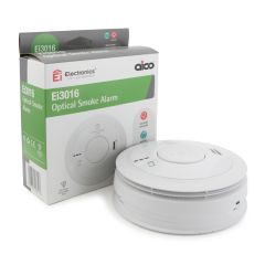 Aico Optical Smoke Alarm. 230V with 10 Year Rechargeable Lithium Back-up. AudioLINK. SmartLINK upgradeable