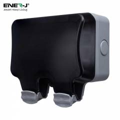 Ener-J Smart WiFi Weatherproof Double Socket With USB