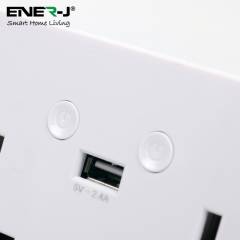 Ener-J Smart WiFi Double Socket With USB