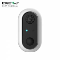 Ener-J Smart Wireless 1080P Battery Camera With 2 Pcs 18650 Battery, ENERJSMART APP