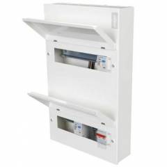 Hager 8+10 Dual Row 100A RCD High Integrity Consumer Unit