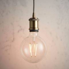 Endon Cambourne Pendant Antique Brass