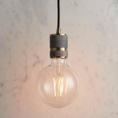 Endon Urban Pendant Antique Brass