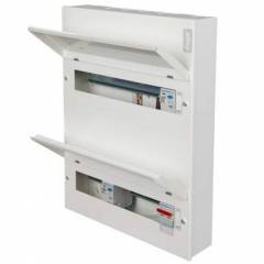 Hager 12+14 Dual Row 100A RCD High Integrity Consumer Unit