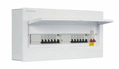 16 Way Dual RCD Board with 10 MCB's