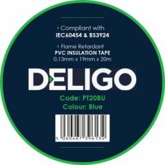 PVC Tape 19mm Blue 20 Meter Roll