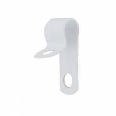 Fire-Proof P Clip 7mm White LSF