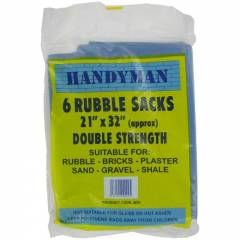 Deligo Rubble Sacks Pack of 6