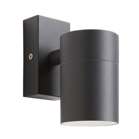 Forum Leto IP65 Fixed Up or Down GU10 Wall Light Anthracite